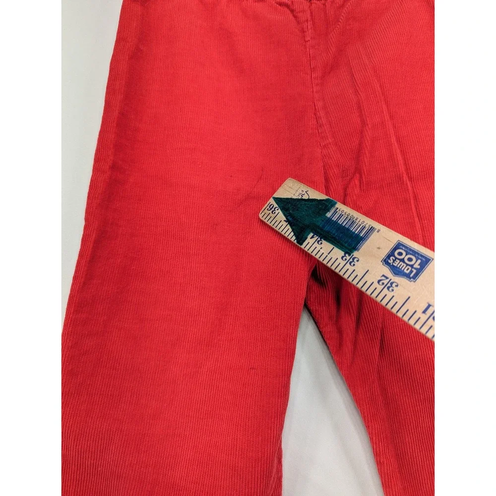 Vintage Red Corduroy Tunic and‎ Pants Set 12 Months Holiday Retro Classic